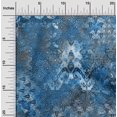 thumbnail image 2 of oneOone Polyester Spandex Medium Blue Fabric Abstracts Sewing Craft Projects Fabric Prints By Yard 56 Inch Wide, 2 of 4
