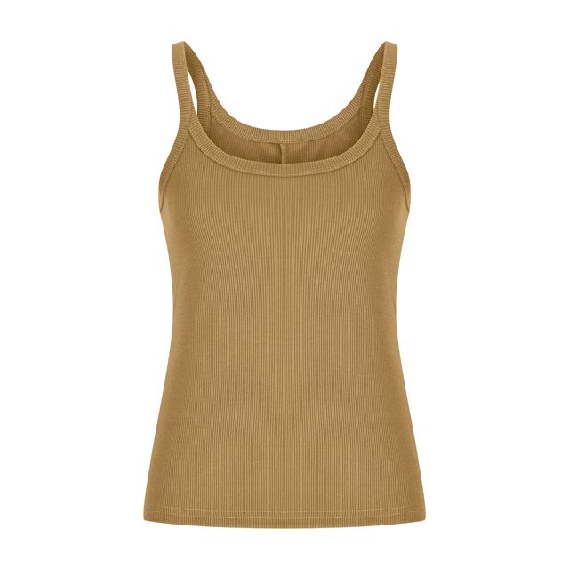 Yuyuzo Plus Size Tank Tops for Women Ribbed Knit Sleeveless Crop Tops Round Neck Slim Fitted Soft Base Layer Camis Tees
