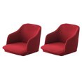 thumbnail image 2 of Transemion 2x Quick Installation And Easy Care Stretchy Chair Covers For Maintenance High Elastic Full wine red 1Set, 2 of 6