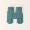 thumbnail image 2 of Knitted Gloves Winter with Fleece Thread Outdoor Windproof and Cold Warm Gloves, 2 of 3