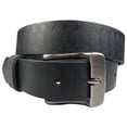 thumbnail image 1 of 1.25″ Embossed Reptile Weave Brown Buffalo Leather Belt – Canadian Crafted, 1 of 5