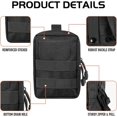 thumbnail image 2 of 4-pack Molle Pouch Tactical Utility Edc Waist Bag Pack, 2 of 5