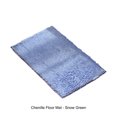 thumbnail image 4 of Youkk Polyester Chenille Bath Mat - Strong Water Absorption Exquisite Crafted Soft Texture No Shedding Teal 40cm*60cm 1Set, 4 of 6