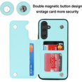thumbnail image 3 of HCTian Phone Case for Samsung Galaxy A16 5G/4G Wallet Cover with Tempered Glass Screen Protector and Leather RFID Credit Card Holder Stand Slot Rugged Mobile Cell Accessories A 16 Women Men, 3 of 6