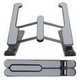 thumbnail image 4 of Heat Dissipation Hollow Bottom Notebook Support, Notebook Stand, Compatible With 11-17 Inch Laptops Office And Home Black,White, 4 of 8