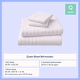 thumbnail image 4 of Mainstays Kids 220TC Cotton Stripe Pink Queen, 4 Piece Sheet Set, 4 of 8