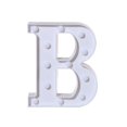 thumbnail image 3 of XZNGL Wood Board Alphabet Led Letter Lights Light Up White Plastic Letters Standing Hanging B, 3 of 3