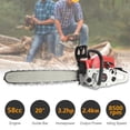 thumbnail image 4 of 1 Set Gas Chain Saw High Power Multifunction 58 Cubic Centimeter Rust Resistant Wood Chainsaw for Wood Cutting, 4 of 8