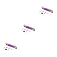 thumbnail image 3 of QualitChoice Rear Drive Shaft 1:12 Crawler Parts Replacement for Wltoys 12423 12428 12429 Purple 3Set, 3 of 6