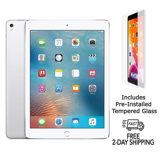 Refurbished Apple iPad 6th Gen 32GB Silver Wifi Only with Screen Protector