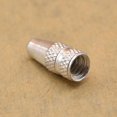 thumbnail image 1 of 5pcs Bike Bicycle Air Valve Cap for Presta Valve Wheel Rim Tyre Stem Dust Cover Silver, 1 of 10