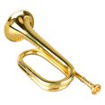 thumbnail image 2 of C Key Trumpet, Bb Trumpet C Trumpet Military Style Brass Beginner Instrument with Smooth Valve System for Orchestra Marching Band, 2 of 7