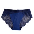 thumbnail image 1 of B91xZ Culottes Hipster Sans Couture pour Femmes, Dentelle Extensible, Bleu TG, 1 of 5