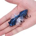 thumbnail image 3 of Fishing Lures Baits, Fish Lure Bionic Cicada Shape with Rotating Spins Propeller Treble Hook 7.5cm for Bass Trout Fishing, 3 of 8