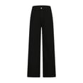 thumbnail image 4 of AherBiu Women's High Waisted Straight Leg Jeans, 4 of 7