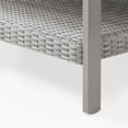thumbnail image 2 of Songmics Home Sencillo Collection - Coffee Table with Storage, Rattan & Faux Wood, Gray and Beige, 2 of 6