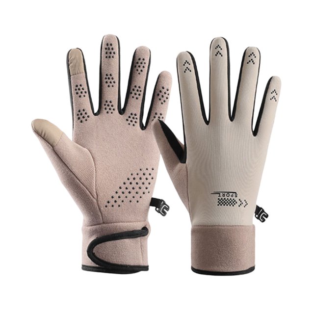 VONKY Gants Imperméables avec Sangle de Poignet Réglable pour Femmes, Adaptés à Toute Activité, Antidérapants, pour l'Hiver