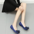 thumbnail image 4 of Esquirla 2PC Bowknot Shoe Buckle Removable High Heel Shoe Clips Charms Bridal Wedding Dark Blue, 4 of 8