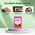 thumbnail image 2 of Printer 67 Ink for HP 67xl Ink Cartridges Color for Printers for HP 67 Ink Compatible for HP Deskjet 2852e 2855e 2800e, 2 of 11