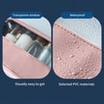 thumbnail image 4 of 2 Pack Travel Makeup Bags Large Capacity, Multi-Layer Cosmetic Bags Make Up Organizer Case,Large Wide-open Pouch for Women,One with Clear Window,Great Gift for Mothers Day ,Valentine's Day, 4 of 6