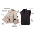 thumbnail image 3 of Rothco Undercover Travel Vest - Black, 2X-Large, 3 of 4