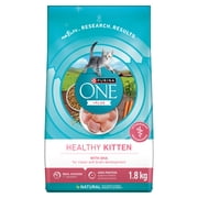 Purina ONE +Plus Healthy Kitten Chicken, Dry Kitten Food 1.8 kg