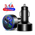 thumbnail image 4 of Super Fast 33W Pd Qc3.0 Type-C Car Charger Universal Socket Adapter 6 Charger, 4 of 9