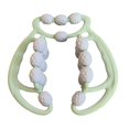 thumbnail image 2 of S SERENABLE Rouleau Relaxant Musculaire 24 Roues Robuste pour Équipement de Culturisme Exercice Bras Vert, 2 of 9