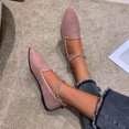 thumbnail image 3 of B91xZ Mocassins Classiques Confortables pour Femmes Bout Rond Chaussures Plates à Enfiler Ballerines pour Filles, Rose 7, 3 of 5