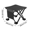 thumbnail image 3 of Birdeem Tabouret Pliant Portable pour l'Extérieur, Compact et Léger avec Sac de Rangement, Conception à Pliage Rapide en 1 Seconde pour le Camping, la Pêche, les Activités de Randonnée, 3 of 9