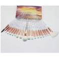 thumbnail image 2 of White Custom Made Makeup Brushes Makeup Brush Set 20 Pieces, 2 of 6