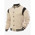 thumbnail image 2 of Cardigan Décontracté à Fermeture Éclair pour Homme avec Col Montant et Manches Longues, 2 of 9