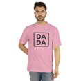 thumbnail image 1 of Inkmeso Men's Graphic Printed Da Da€ Quotes First Time Daddy Tshirt Cotton Jersey Tee, 1 of 7