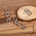 thumbnail image 2 of Snap Rope Hook Carabiner, Aluminum Alloy High Strength Snap Hook Clip Multi Purpose  For Hiking For Camping, 2 of 8