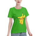 thumbnail image 2 of T-Shirt Basique à Manches Courtes pour Femmes Pikachu, 2 of 6