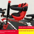thumbnail image 3 of Red Front Mounted Child Bike Seat for Mountain Bikes Quick Release All Around Safety Seat with Durable Material, Secure Comfortable Ride for Toddlers and Young Kids, 3 of 6