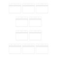 thumbnail image 3 of pitrice 10 Pieces Waterproof Transparent Card Holder Plastic Badge Name Tag Case 3 Hole Pre-punched Horizontal Cardholder, 3 of 9