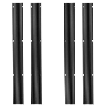 Black Ice 4 Pack Guides de Ski pour Remorque de Motoneige de 5 Pieds pour Chargement Sans Frottement