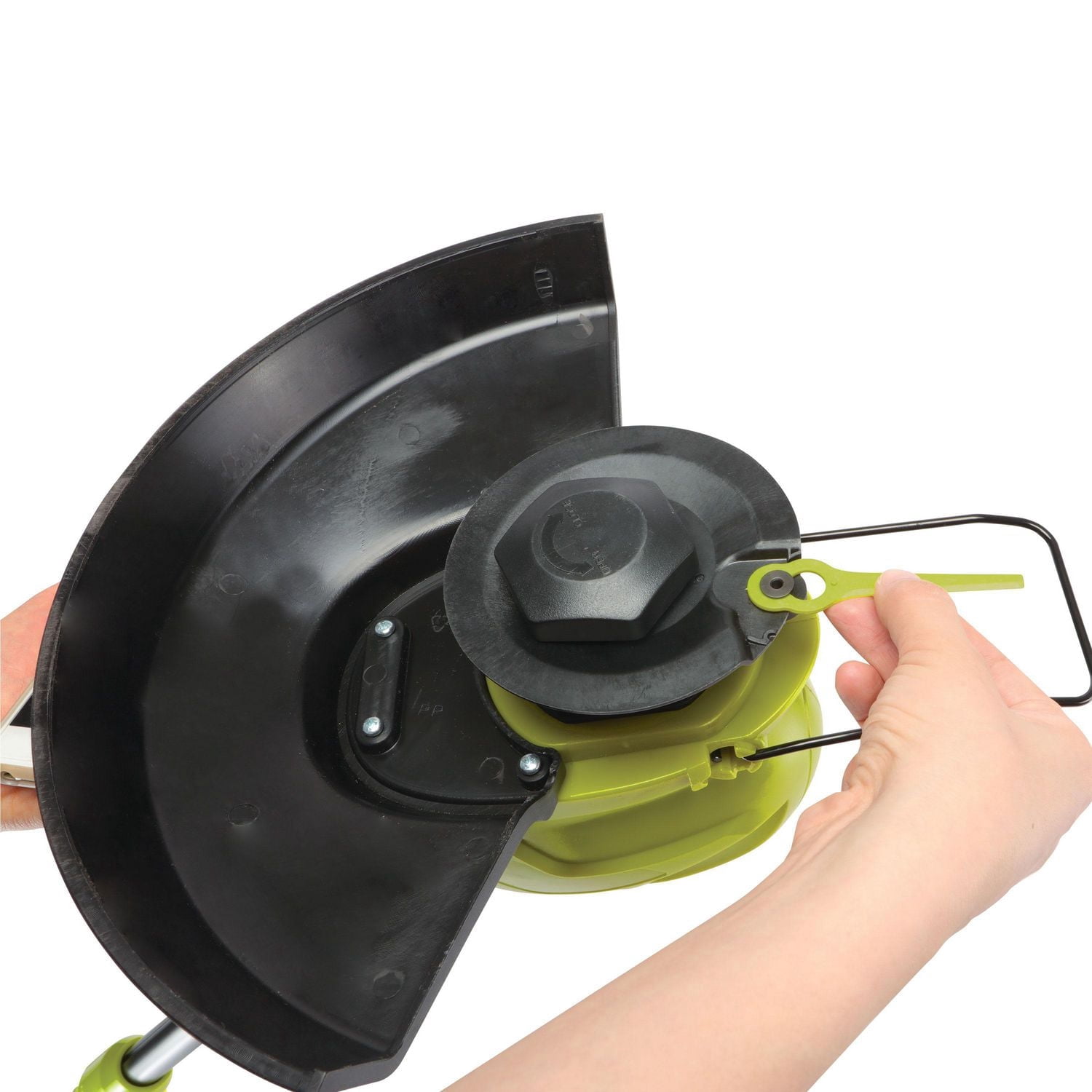 Sun Joe 24V-SB10-LTE 24-Volt iON+ Cordless SharperBlade Stringless Lawn Trimmer Kit, 10-Inch, W/ 2.0-Ah Battery and Charger