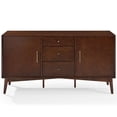 thumbnail image 1 of Crosley Landon 3 Drawer Sideboard in Mahogany, 1 of 10