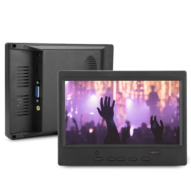 Écran, Moniteur Portable Multifonction 1024X600, pour Affichage de Voiture CCTV