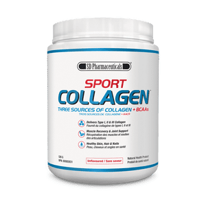 SD Pharmaceuticals Collagène sportif - 526g - 41 Services - Récupération musculaire - Appui conjoint - Peau saine, cheveux & Les ongles