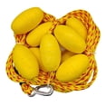 thumbnail image 2 of Lipstore 60ft Tow Rope for 1 to 6 Riders for Tubing, Water Sports with 9 Floats, with Hook Heavy Duty Boating Tow Rope, Towable Tube Red Spots, 2 of 8