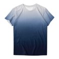thumbnail image 5 of SMihono Hauts pour Femmes Été Décontracté Mode Confortable Col Rond Manches Courtes Imprimé Blouse T-shirt Oversize pour Femmes 2023, 5 of 5