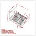 thumbnail image 4 of Lit Plateforme di rangement, 60 po, Gris, 4 of 8