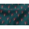 thumbnail image 4 of oneOone Viscose Jersey Fabric Floral & Flying Swan Block Printed Fabric 1 Yard 60 Inch Wide, 4 of 5