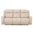 thumbnail image 1 of Primo Mattheo 78-Inch Reclining Condo Sofa – Space-Saving Design, Padded Armrests, Manual Recline Seats – Compact Comfort for Smaller Living Rooms, 1 of 7