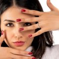 thumbnail image 1 of XZNGL Anxiety Rings Anxiety Ring Single Coil Spiral, Beads Rotate Freely, Anxiety Bead Ring, Suitable for Female, 1 of 9