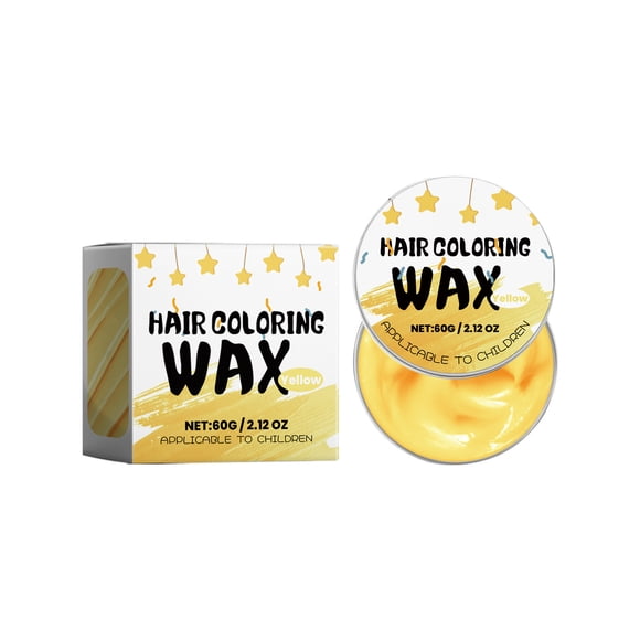 FcBaudy Temporary Hair Color Wax For Kids Women Men Colored Hair Styling Mud Washable Style Dyes For Girls Boys Teens Instant Hair Coloring Gel Cream 60g furry Color