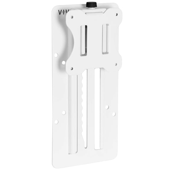 VIVO Height Adjustable VESA Adapter for Single 13 to 27 inch Monitor Accessory Bracket Kit for Individual Screen White STAND-VAD3W